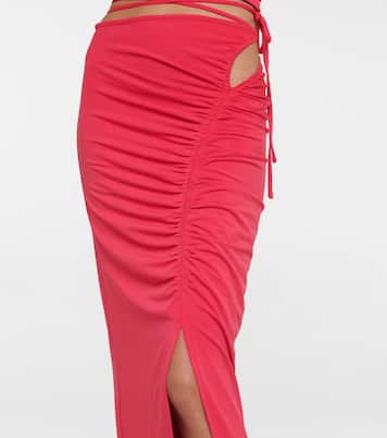 Midirock aus Jersey | Self-Portrait