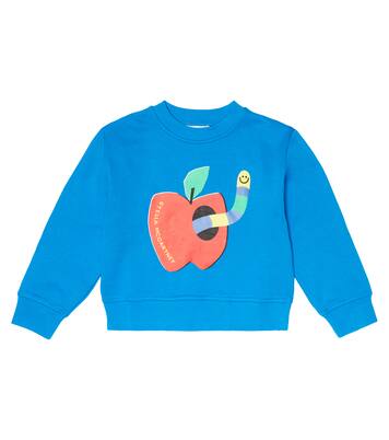 Sweat-shirt raccourci en coton | Stella McCartney Kids