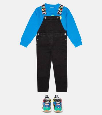 Sweat-shirt raccourci en coton | Stella McCartney Kids