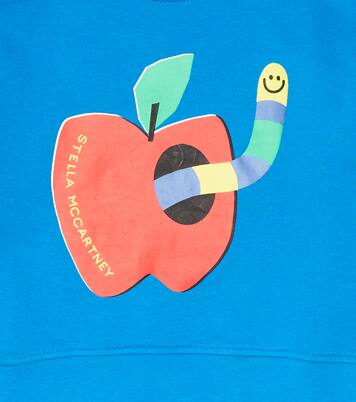 Sweat-shirt raccourci en coton | Stella McCartney Kids