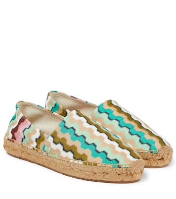 Zig-zag jacquard canvas espadrilles | Missoni Mare