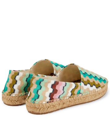 Zig-zag jacquard canvas espadrilles | Missoni Mare