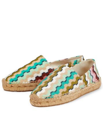 Zig-zag jacquard canvas espadrilles | Missoni Mare