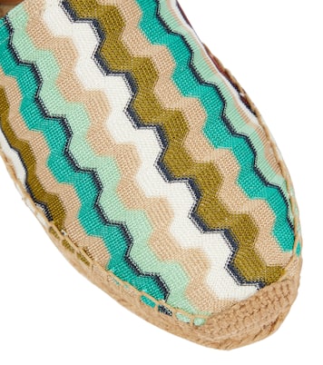 Zig-zag jacquard canvas espadrilles | Missoni Mare