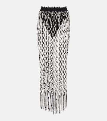 Maxirock aus Häkelstrick | Dion Lee