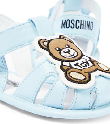Baby Logo leather sandals | Moschino Kids