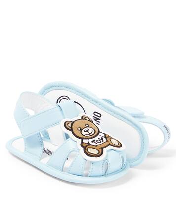 Baby Logo leather sandals | Moschino Kids