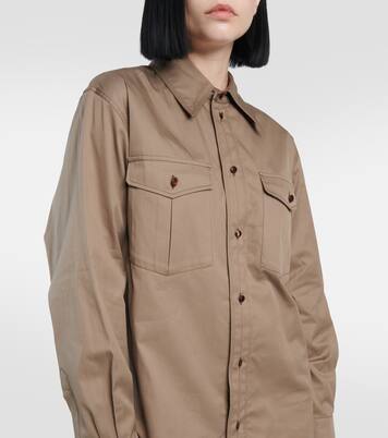 Western cotton twill shirt | Lemaire