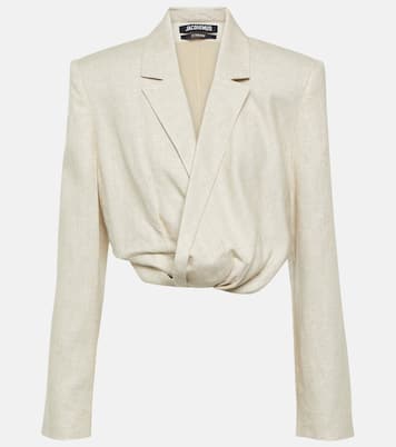 La Veste Bahia Courte cropped blazer | Jacquemus