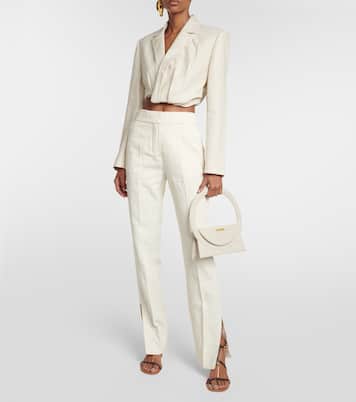 La Veste Bahia Courte cropped blazer | Jacquemus
