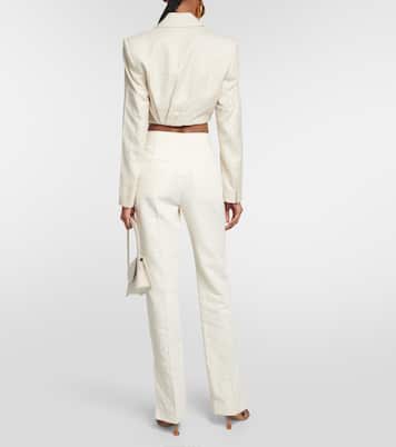 La Veste Bahia Courte cropped blazer | Jacquemus