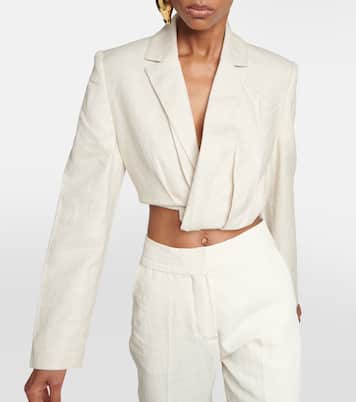 La Veste Bahia Courte cropped blazer | Jacquemus
