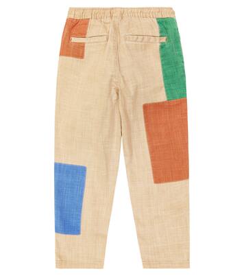 Patchwork cotton jersey sweatpants | Stella McCartney Kids