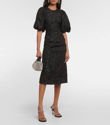 Midikleid aus Jacquard | Ganni