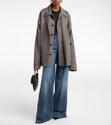 Jeans anchos de tiro alto | Bottega Veneta