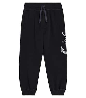 Printed cotton jersey sweatpants  | Dolce&Gabbana Kids