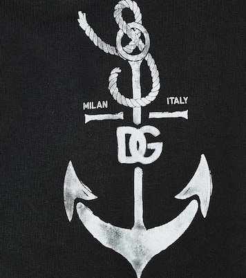 Printed cotton jersey sweatpants  | Dolce&Gabbana Kids