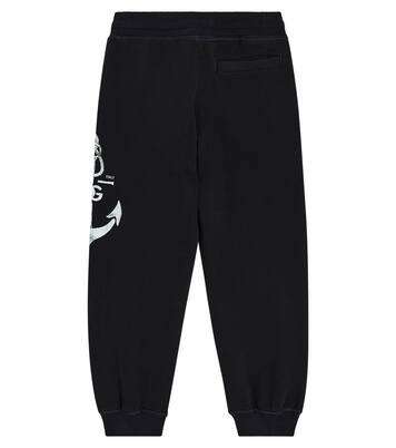 Printed cotton jersey sweatpants  | Dolce&Gabbana Kids