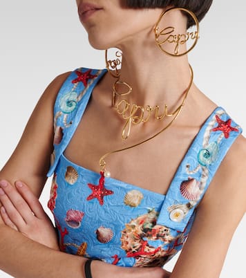 Capri printed minidress | Dolce&Gabbana