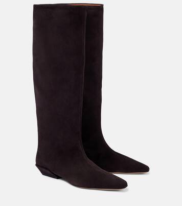 Bottes Bettina 25 en daim | Paris Texas