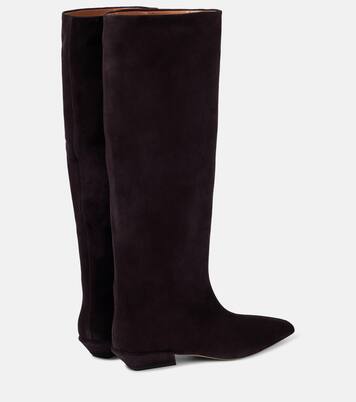 Bottes Bettina 25 en daim | Paris Texas