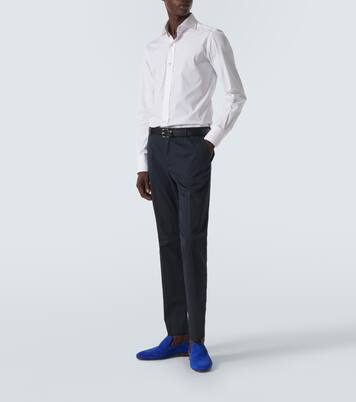 Slip-Ons Truro aus Veloursleder | Manolo Blahnik