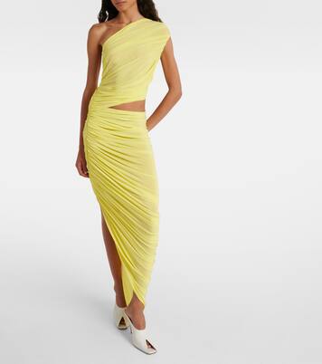 Ruched cutout jersey gown | Alaïa