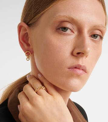 Canis 18kt gold drop earrings | Spinelli Kilcollin