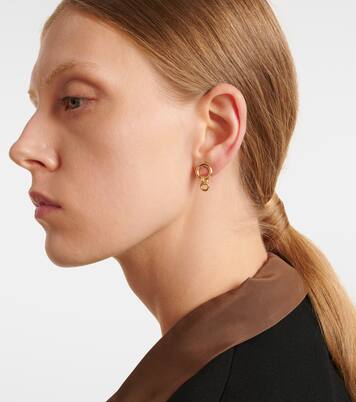 Canis 18kt gold drop earrings | Spinelli Kilcollin