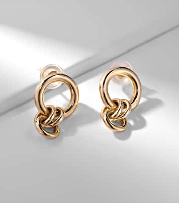 Canis 18kt gold drop earrings | Spinelli Kilcollin