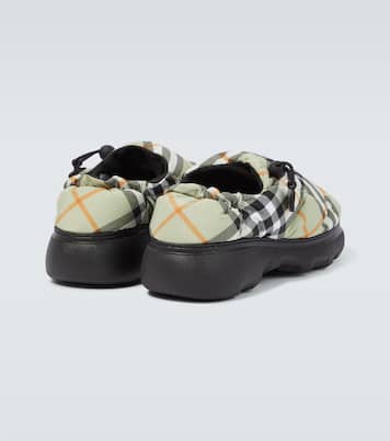 Burberry Check quilted mules | Burberry