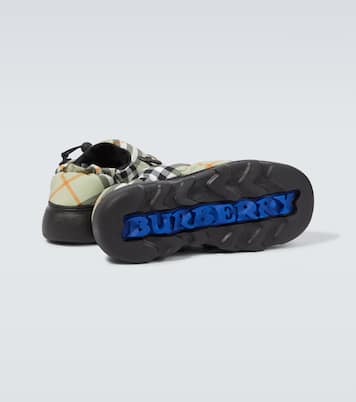 Burberry Check quilted mules | Burberry