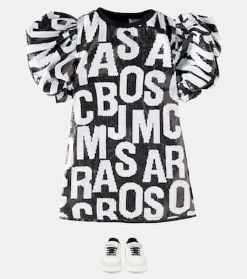 Robe Jumbled Logo à sequins | Marc Jacobs Kids
