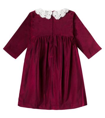 Antonella cotton velvet dress | La Coqueta