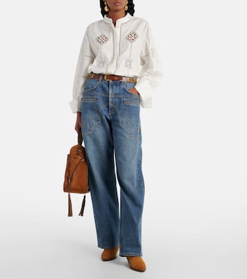 Bluse Soeline aus Baumwollpopeline | Isabel Marant