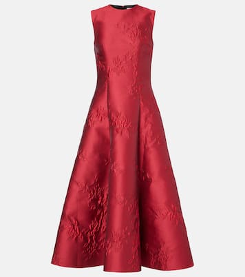 Abito midi Mara in jacquard | Emilia Wickstead