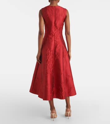 Abito midi Mara in jacquard | Emilia Wickstead