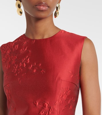 Abito midi Mara in jacquard | Emilia Wickstead