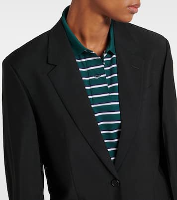 Blazer aus Mohair und Wolle | Prada