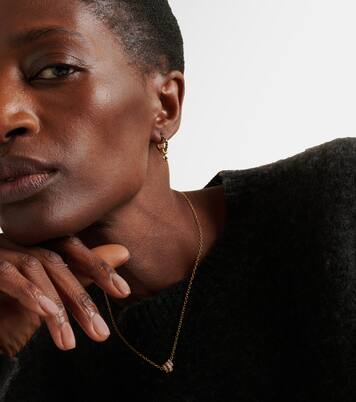 Pendientes de aro Zahra de oro de 18 ct con diamantes | Spinelli Kilcollin