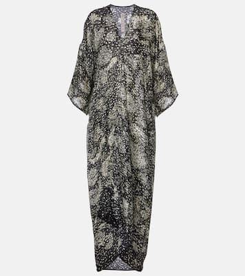 Abito lungo Tommykite in raso | Rick Owens