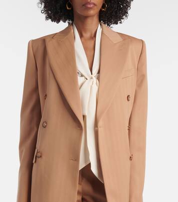 Blazer rayé en laine | Stella McCartney