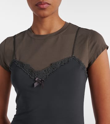 Abito midi in jersey a strati | Acne Studios