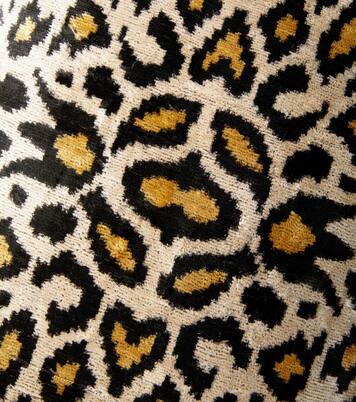 Silk and cotton velvet cushion | Les-Ottomans