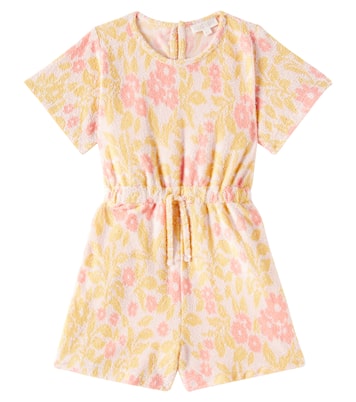 Chiara花卉棉质混纺毛巾布连身衣 | Louise Misha