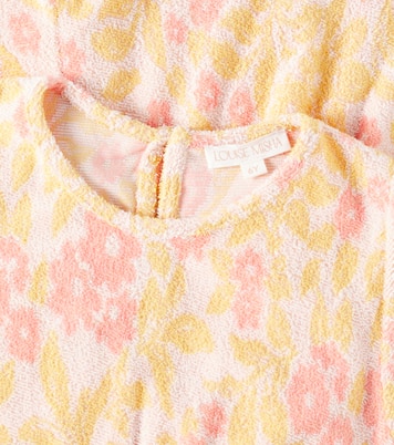 Chiara花卉棉质混纺毛巾布连身衣 | Louise Misha