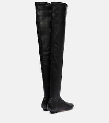 Apollo leather over-the-knee boots | Khaite