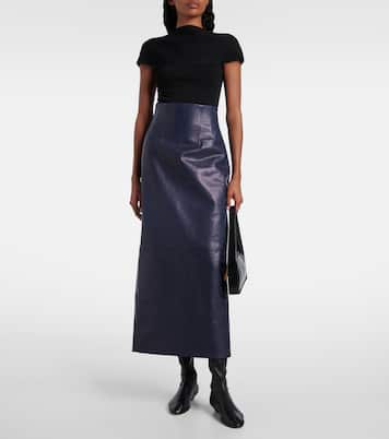 Apollo leather over-the-knee boots | Khaite