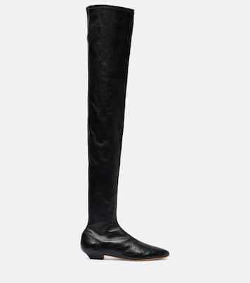 Apollo leather over-the-knee boots | Khaite