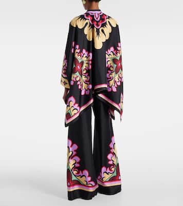 Foulard printed silk blouse | La DoubleJ